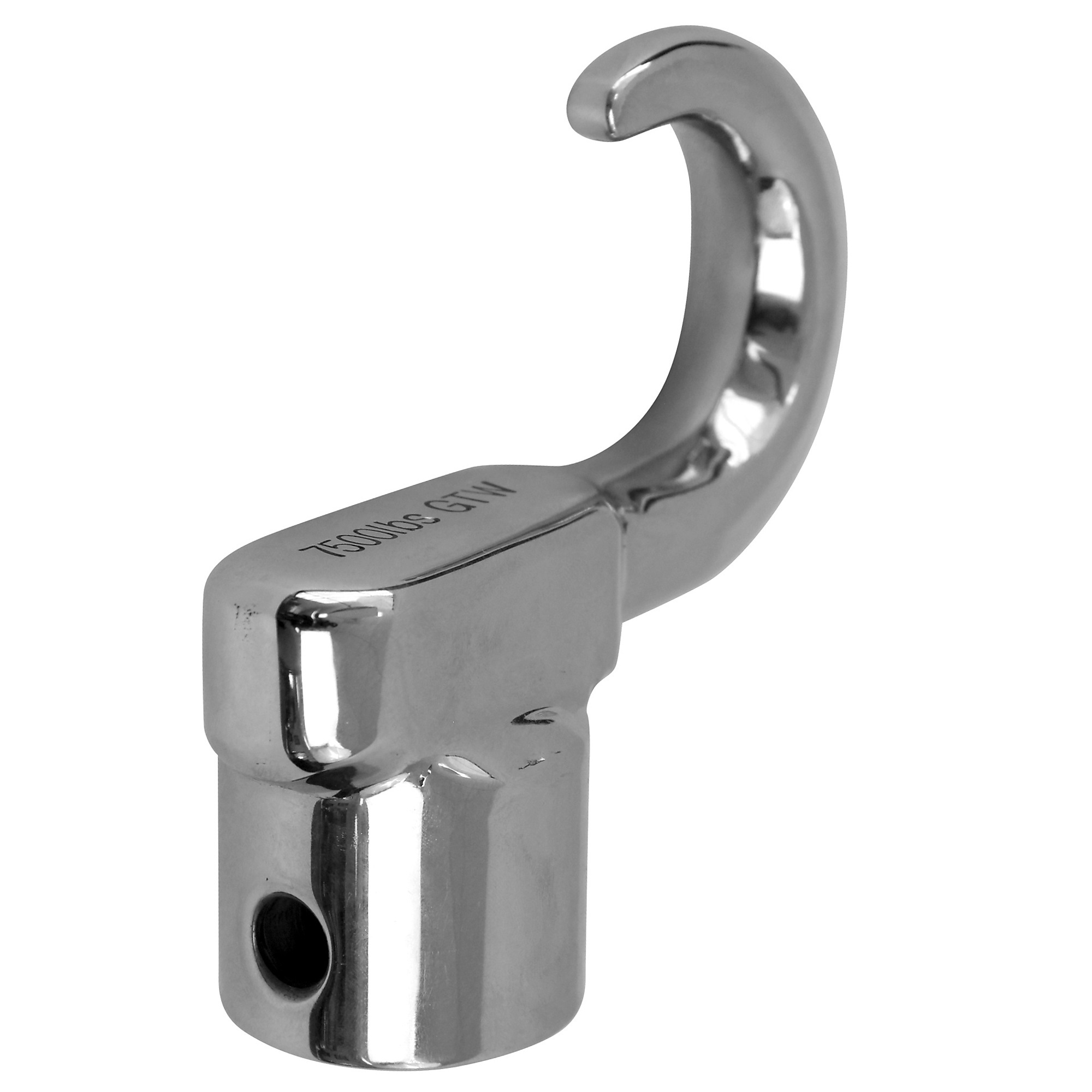 Uriah Products Aluma-Tow Hook Accessory — 7500-Lb. Capacity, Chrome-Plated, Model# UT623419